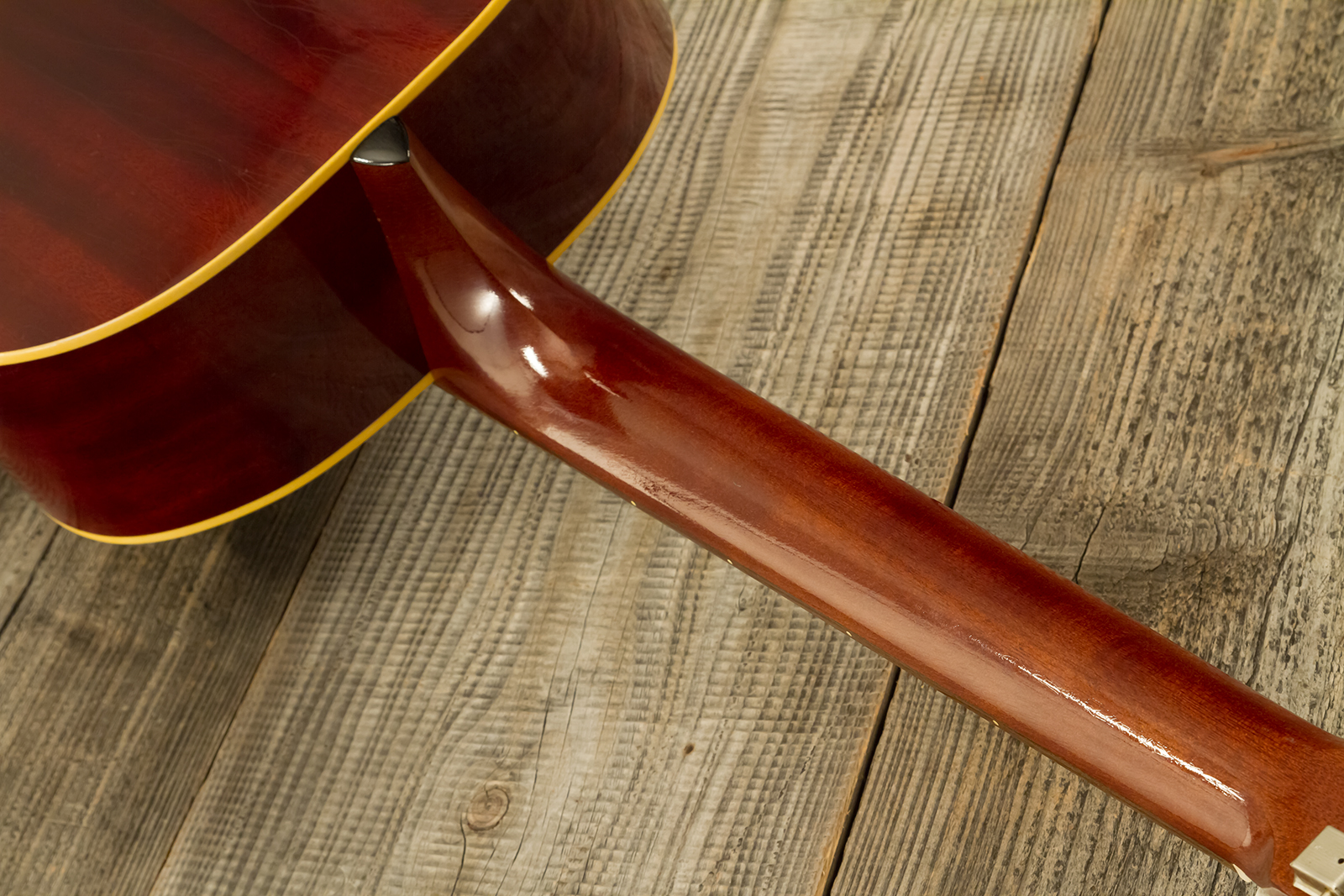 Atkin The Forty Three Dreadnought Epicea Acajou Rw #3851 - Aged Sunburst - Folk guitar - Variation 10