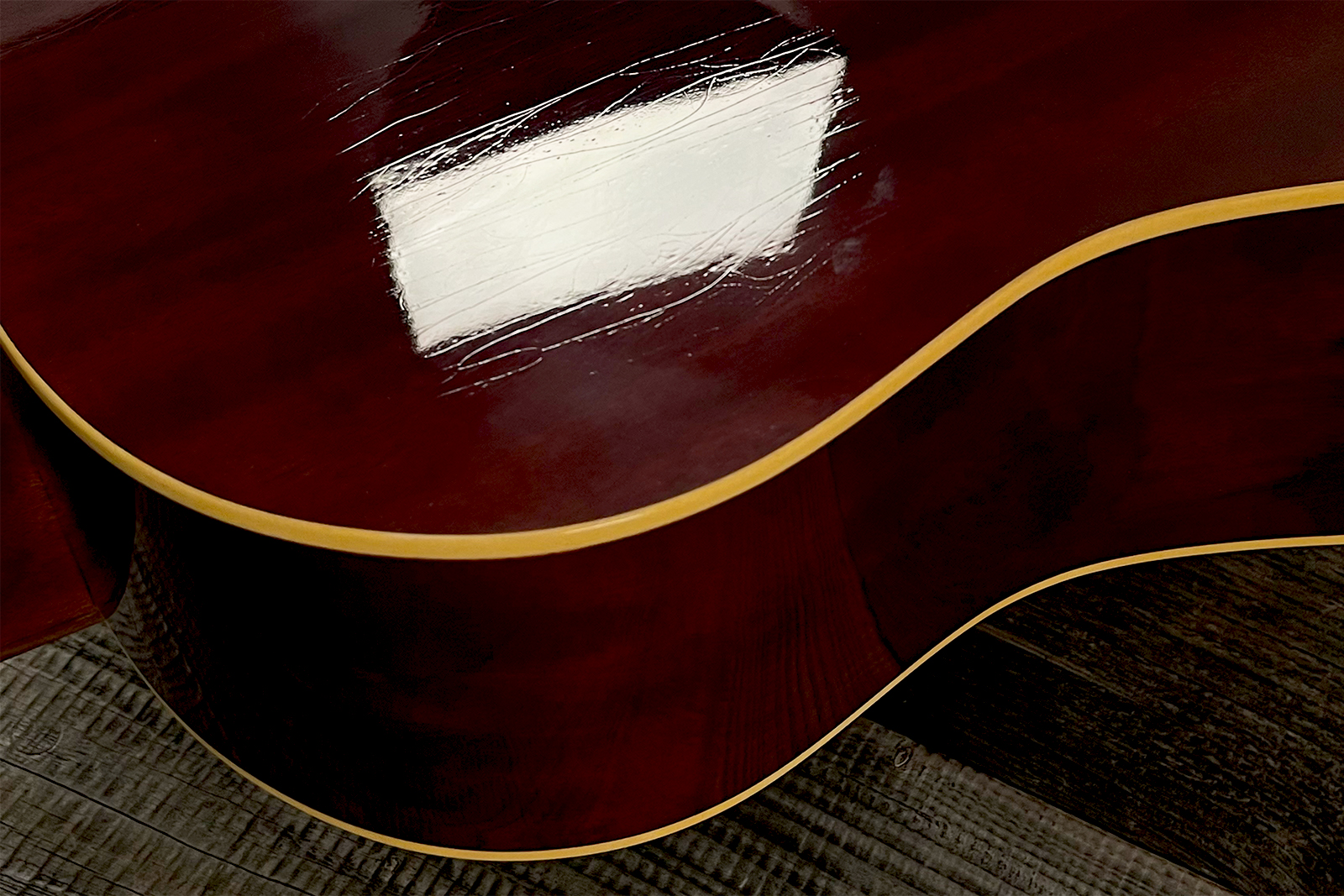 Atkin The Forty Three Dreadnought Epicea Acajou Rw #3851 - Aged Sunburst - Folk guitar - Variation 13