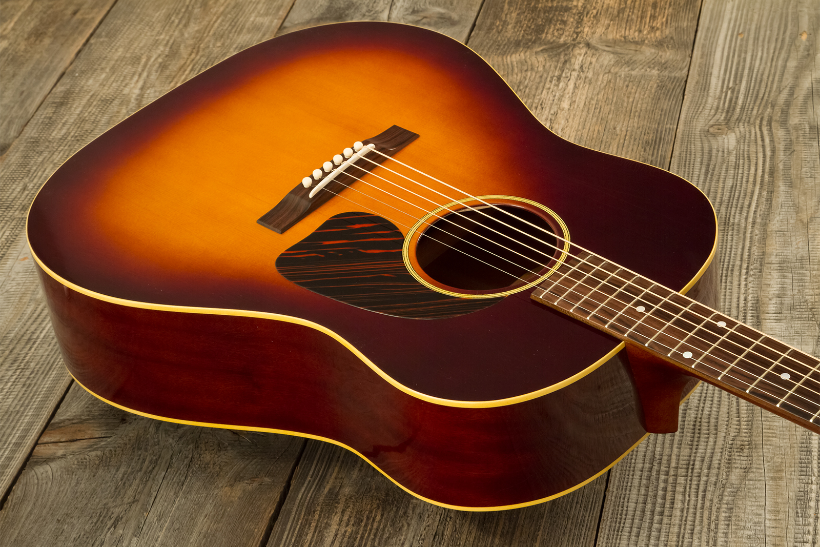 Atkin The Forty Three Dreadnought Epicea Acajou Rw #3851 - Aged Sunburst - Folk guitar - Variation 2