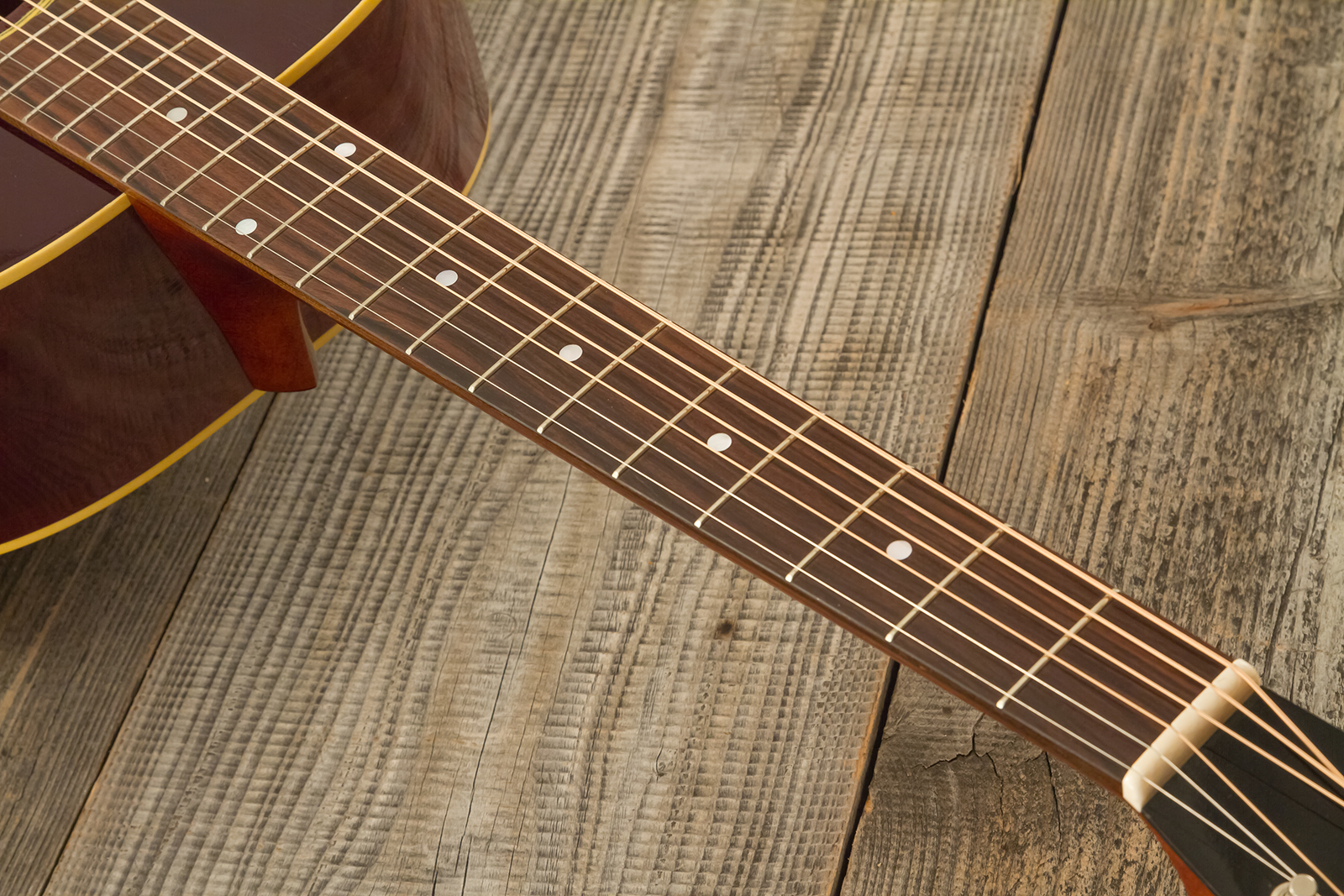 Atkin The Forty Three Dreadnought Epicea Acajou Rw #3851 - Aged Sunburst - Folk guitar - Variation 5