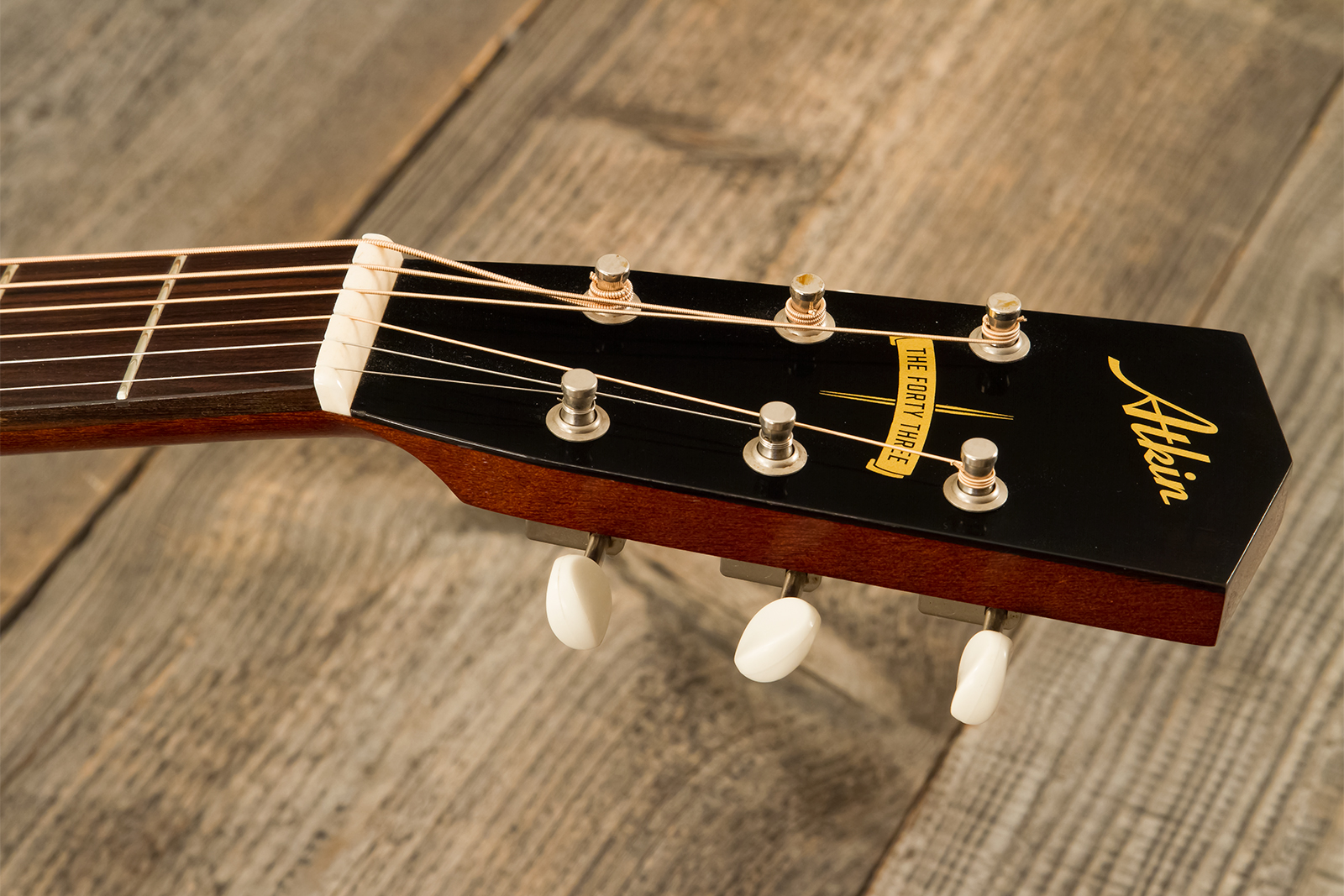 Atkin The Forty Three Dreadnought Epicea Acajou Rw #3851 - Aged Sunburst - Folk guitar - Variation 6