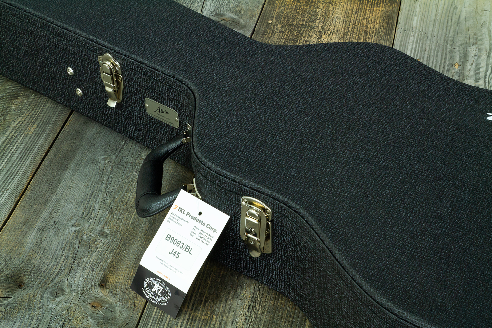 Atkin The Forty Three Dreadnought Shsc Epicea Erable Eb - Aged Black Pearl - Folk guitar - Variation 14