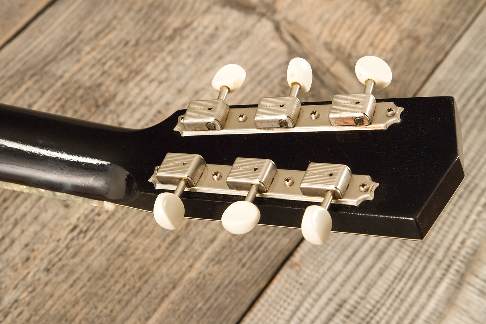 Atkin The Thirty Six Black Pearl Slope Shoulder Parlor Epicea Erable Eb #3856 - Black Pearl - Folk guitar - Variation 10