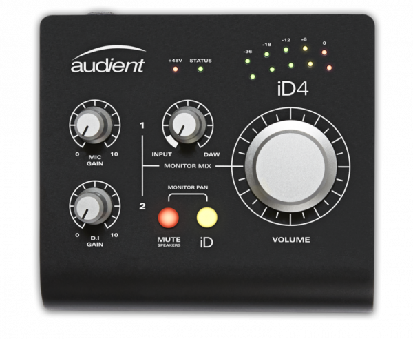 Usb audio interface Audient iD4 Black Edition + cable XLR offert