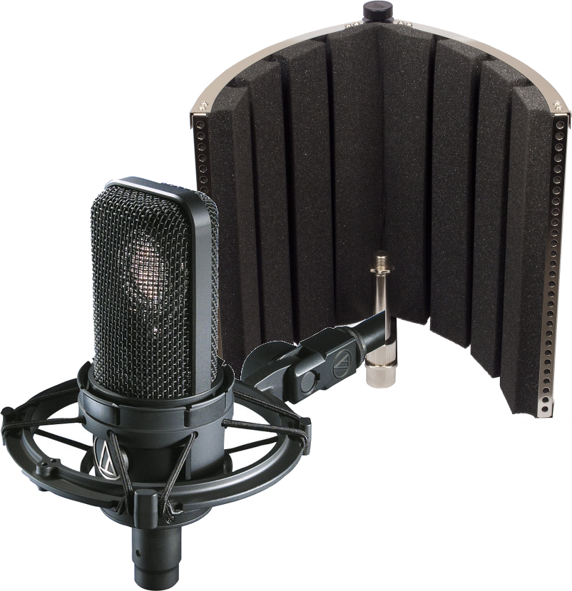 AT4040 + X-TONE X-Screen Microphone pack with stand Audio technica