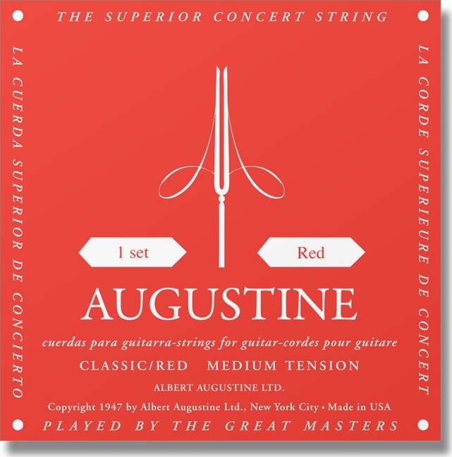 Augustine cordes guitare classique,bleu, hard S.