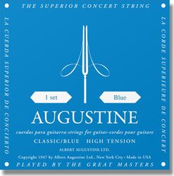 Nylon guitar strings Augustine Classic Blue Tension Forte - Set of strings