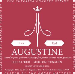 Nylon guitar strings Augustine Regal Medium Red / Nylon-Silver - Set of strings