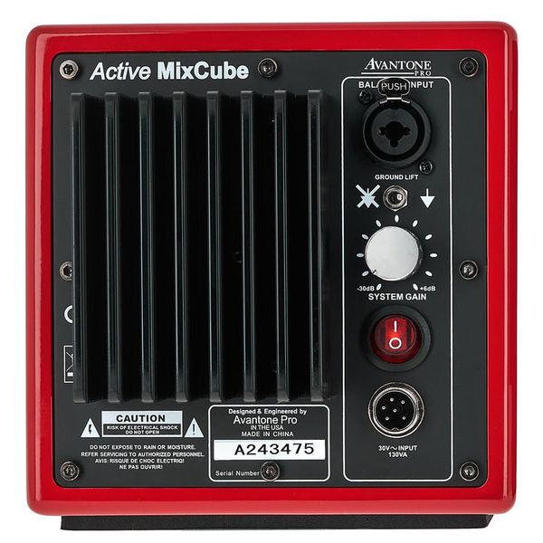 Avantone Mixcube Active Red - Active studio monitor - Variation 1