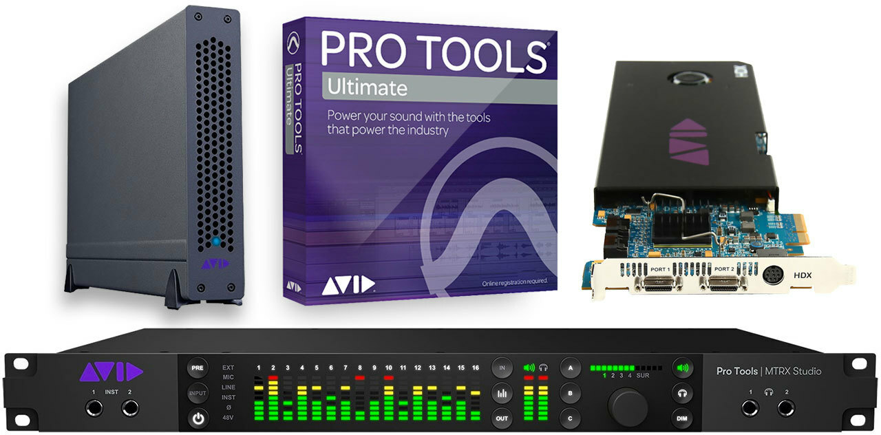 Avid Bundle Hdx Card - Mtrx Studio - Desktop Tb3 - Protools hd system - Main picture