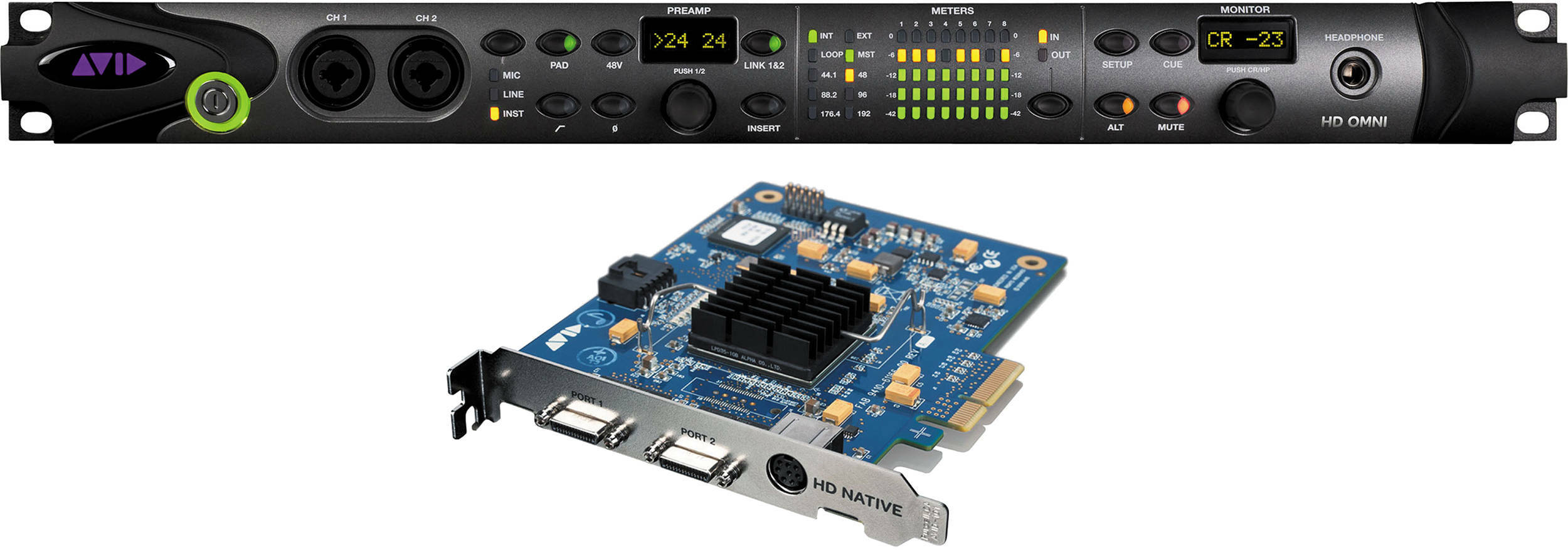 Avid Digi 00x Echange > Hd Native Pcie + Omni - Others formats (madi, dante, pci...) - Main picture