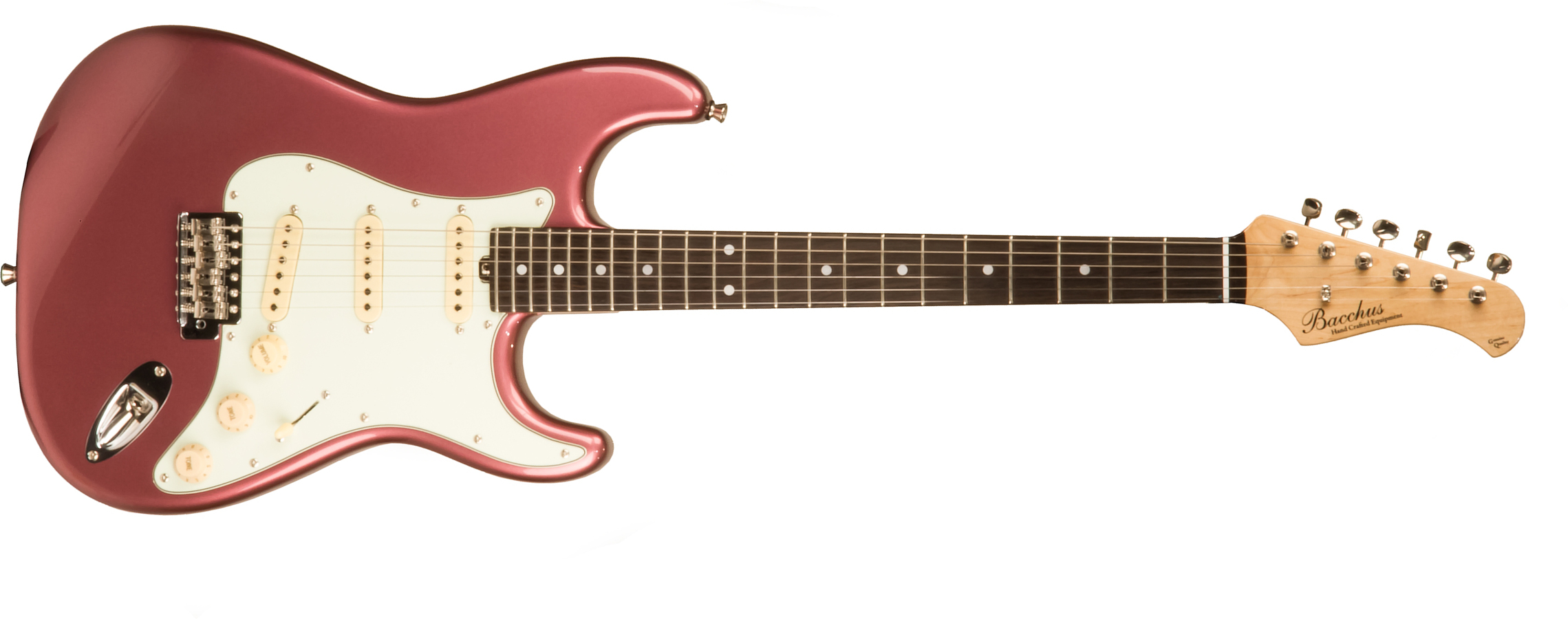Bacchus Global Bst 650b - Burgundy Mist - Str shape electric guitar - Main picture