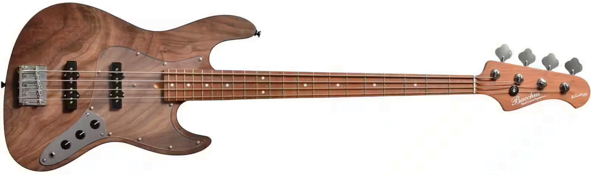 Bacchus Jt Wl5-wn-ac Rsm/m Jap Tune Up Active Mn - Natural Satin - Solid body electric bass - Main picture