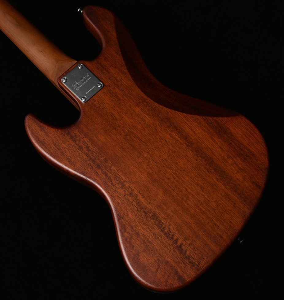 Bacchus Jt Wl4-qm Rsm/m Jap Tune Up Mn - Natural Satin - Solid body electric bass - Variation 1