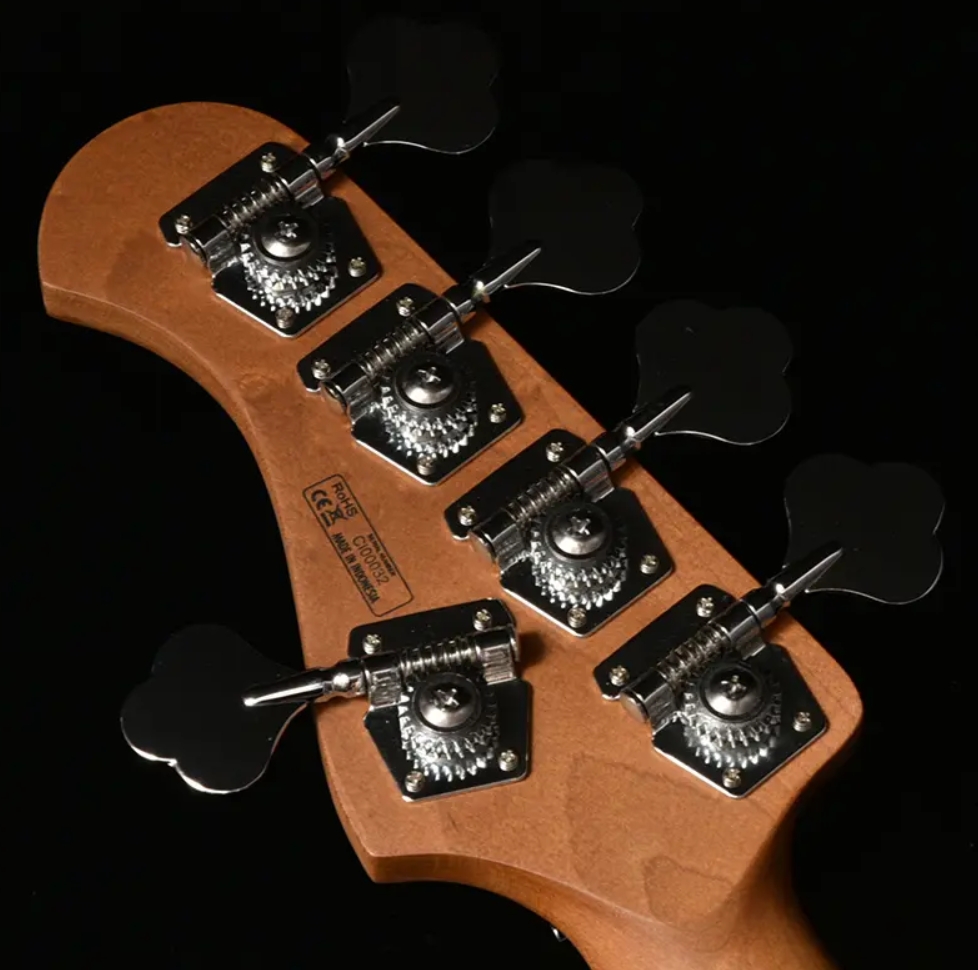 Bacchus Jt Wl5-qm-ac Rsm/m Jap Tune Up Active Mn - Red Satin - Solid body electric bass - Variation 1