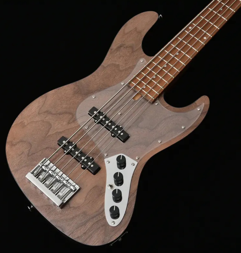 Bacchus Jt Wl5-wn-ac Rsm/m Jap Tune Up Active Mn - Natural Satin - Solid body electric bass - Variation 1