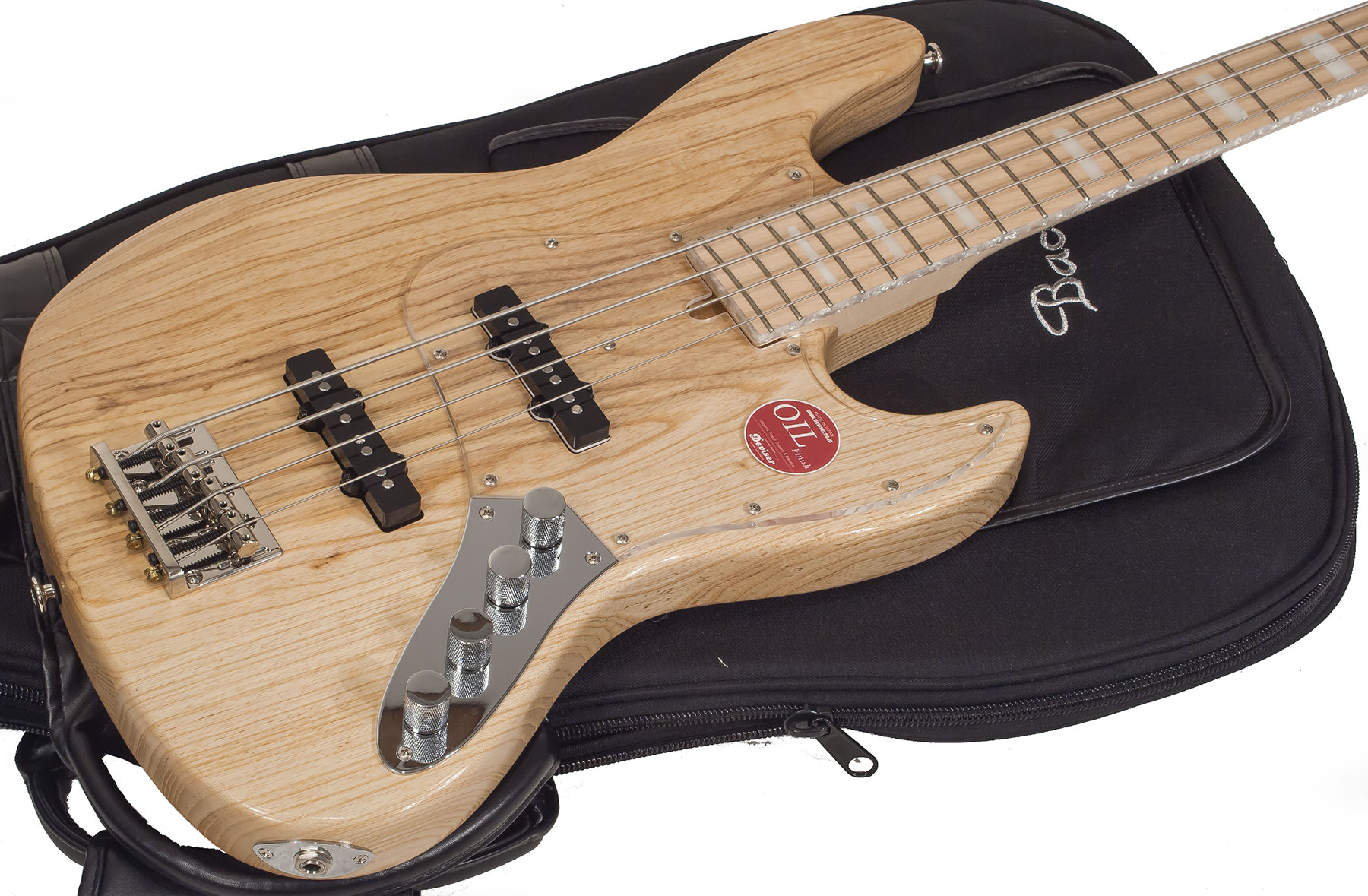Bacchus WL4DX Ash AC Handcrafted Japan - natural Solid body 