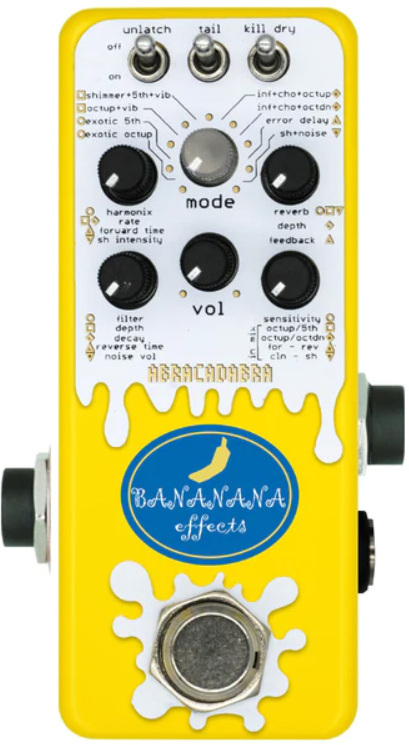 Bananana Effects Abracadabra Shimmer Reverb - Reverb, delay & echo effect pedal - Main picture