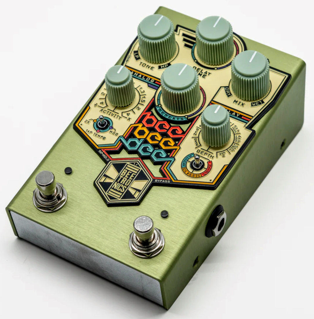 Beetronics Beedeedee Analog Delay - Reverb, delay & echo effect pedal - Variation 1