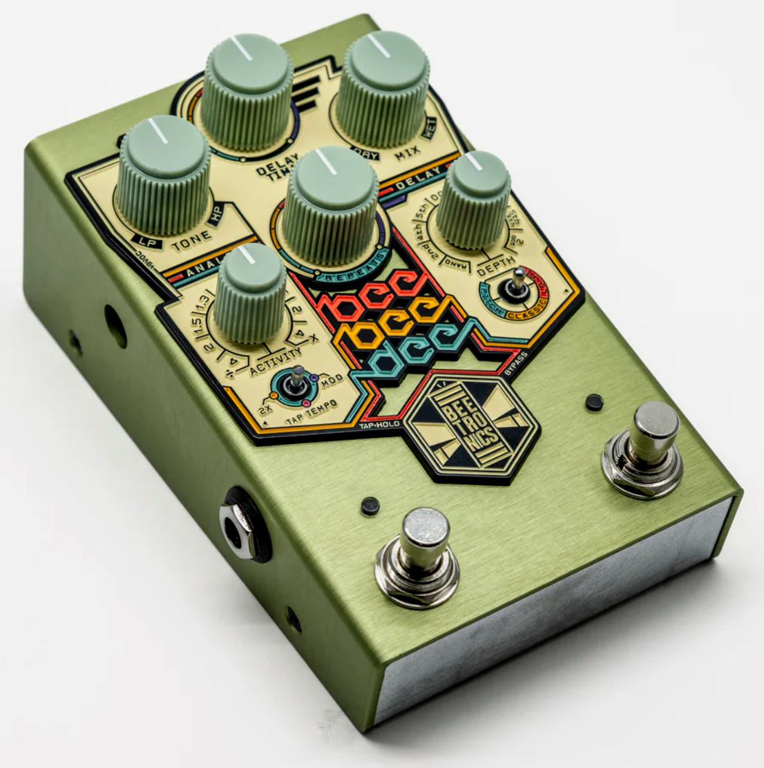 Beetronics Beedeedee Analog Delay - Reverb, delay & echo effect pedal - Variation 2