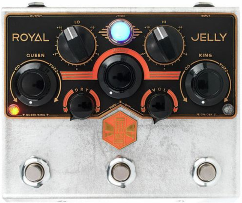 Beetronics Royal Jelly Fuzz/od Blender - Overdrive, distortion & fuzz effect pedal - Main picture