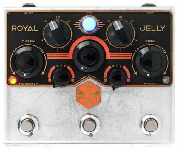 Overdrive, distortion & fuzz effect pedal Beetronics Royal Jelly Fuzz/OD Blender