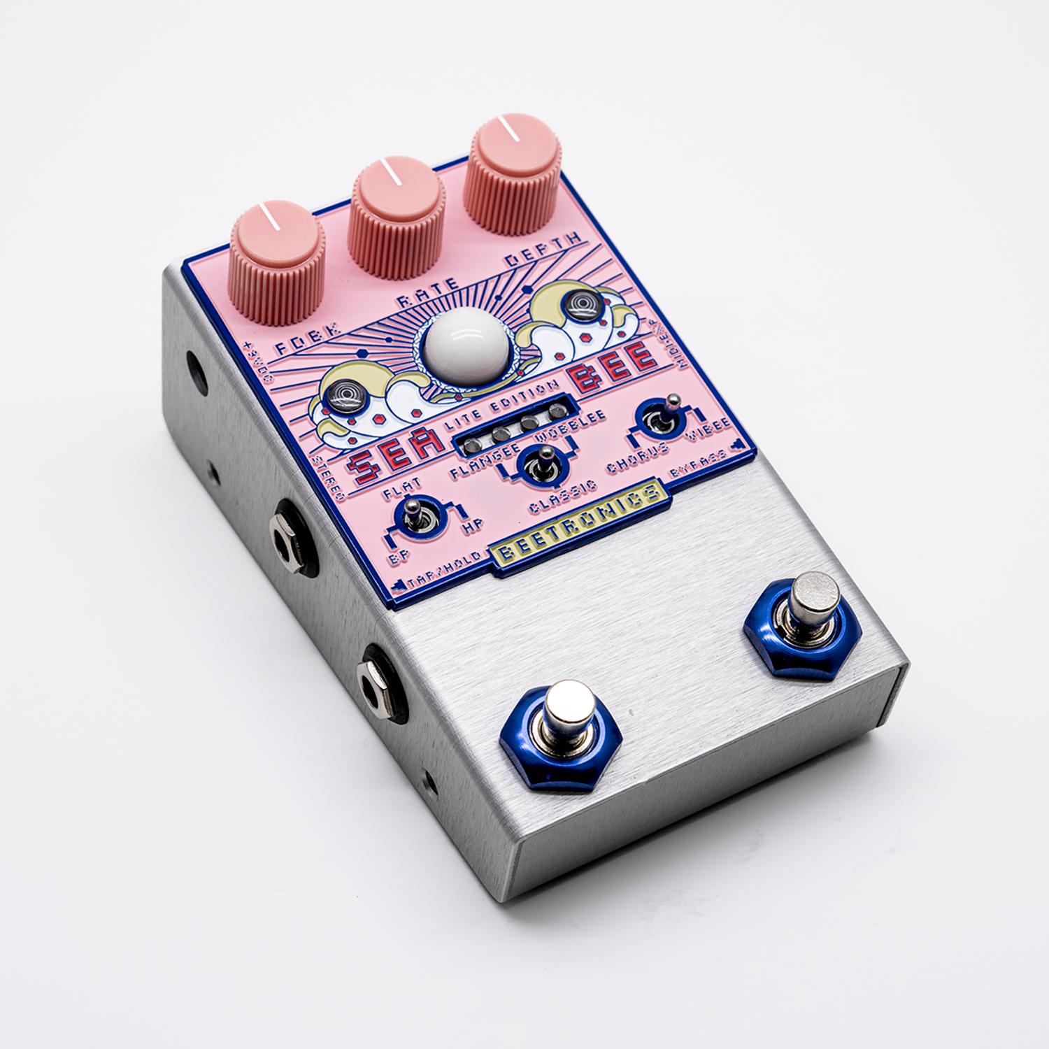 Beetronics Seabee Lite Pink Chorus - Modulation, chorus, flanger, phaser & tremolo effect pedal - Variation 2