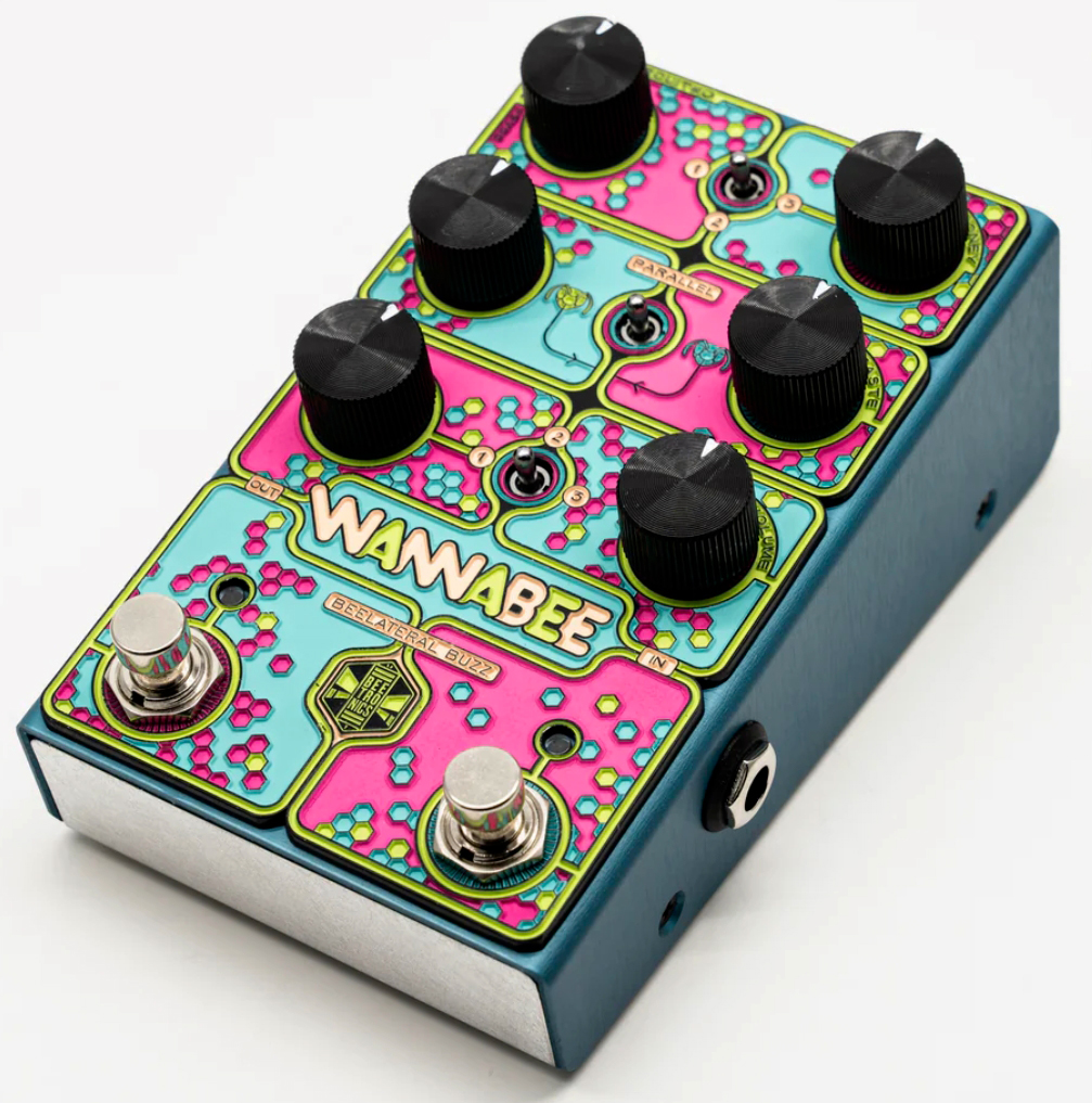 Beetronics Wannabee Beelateral Buzz Overdrive - Reverb, delay & echo effect pedal - Variation 1