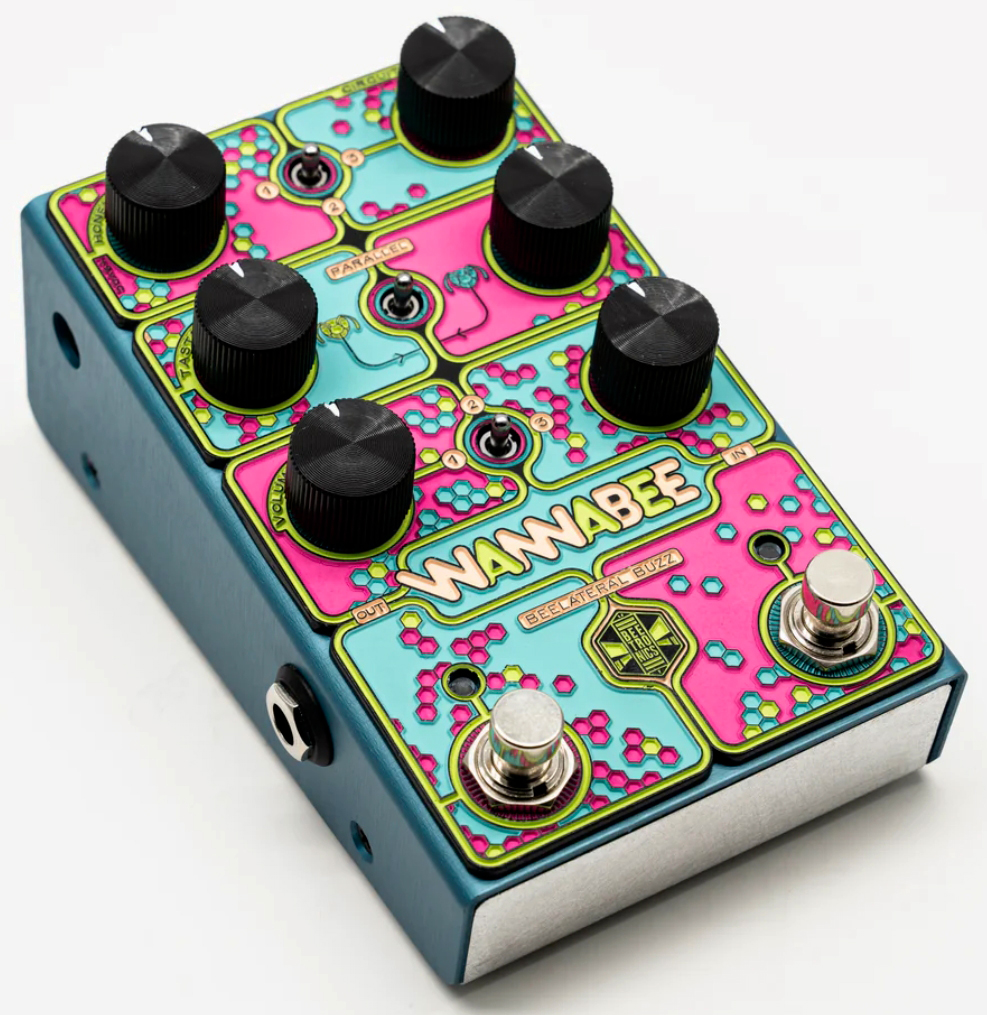 Beetronics Wannabee Beelateral Buzz Overdrive - Reverb, delay & echo effect pedal - Variation 2