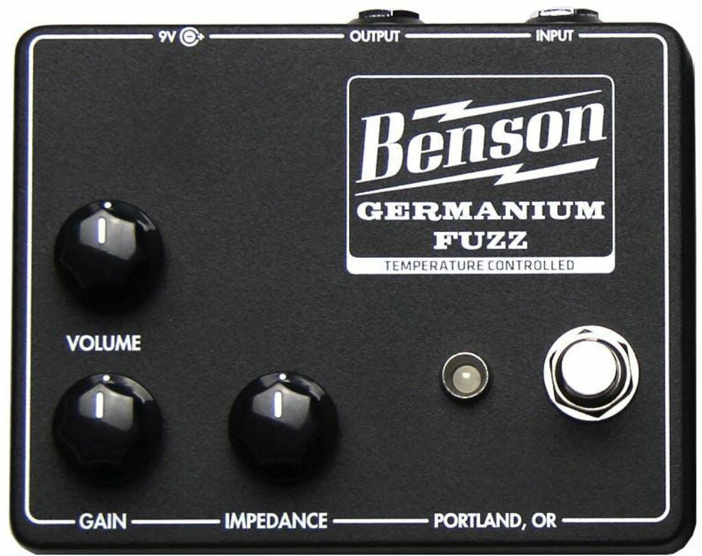 Benson Amps Germanium Fuzz Studio Black - Overdrive, distortion & fuzz effect pedal - Main picture