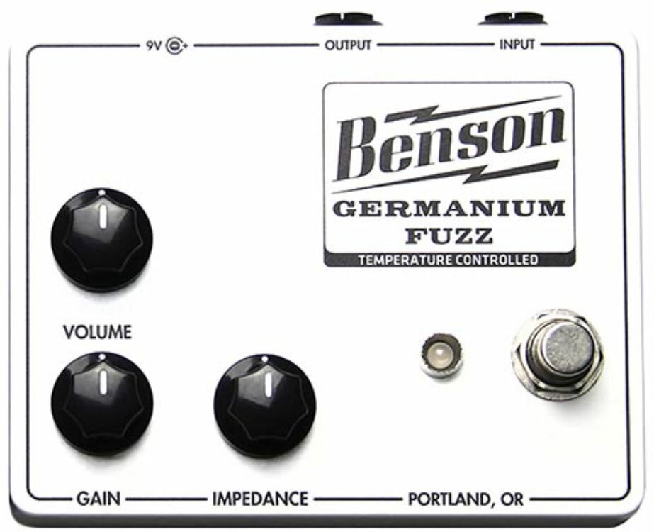 Benson Amps Germanium Fuzz White - Overdrive, distortion & fuzz effect pedal - Main picture