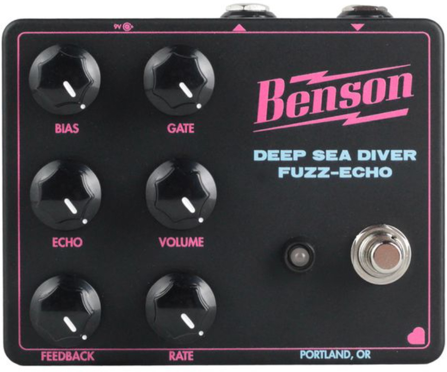 Benson Amps Jessica Dobson Deep Sea Diver Fuzz Echo Signature - Overdrive, distortion & fuzz effect pedal - Main picture