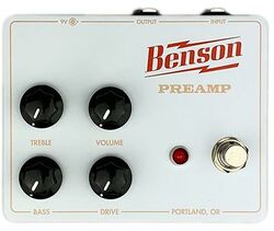 Overdrive, distortion & fuzz effect pedal Benson amps GERMANIUM PREAMP