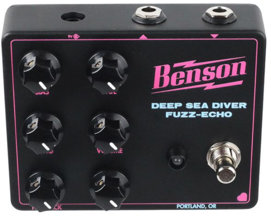 Benson Amps Jessica Dobson Deep Sea Diver Fuzz Echo Signature - Overdrive, distortion & fuzz effect pedal - Variation 1