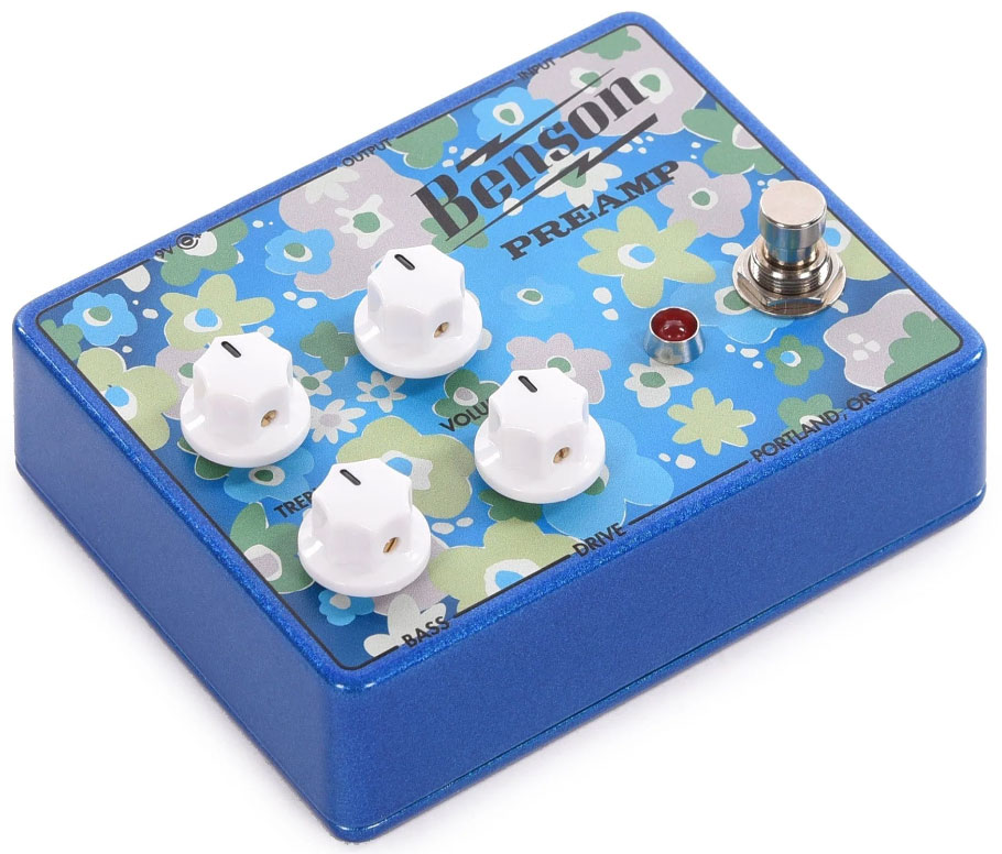 Benson Amps Preamp Boost Overdrive Fuzz Ltd Flower Child - Electric guitar preamp - Variation 1