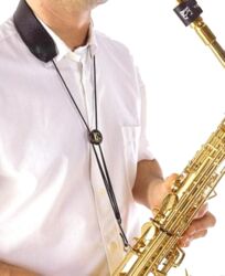 Saxophone strap Bg S20M A-T Cuir