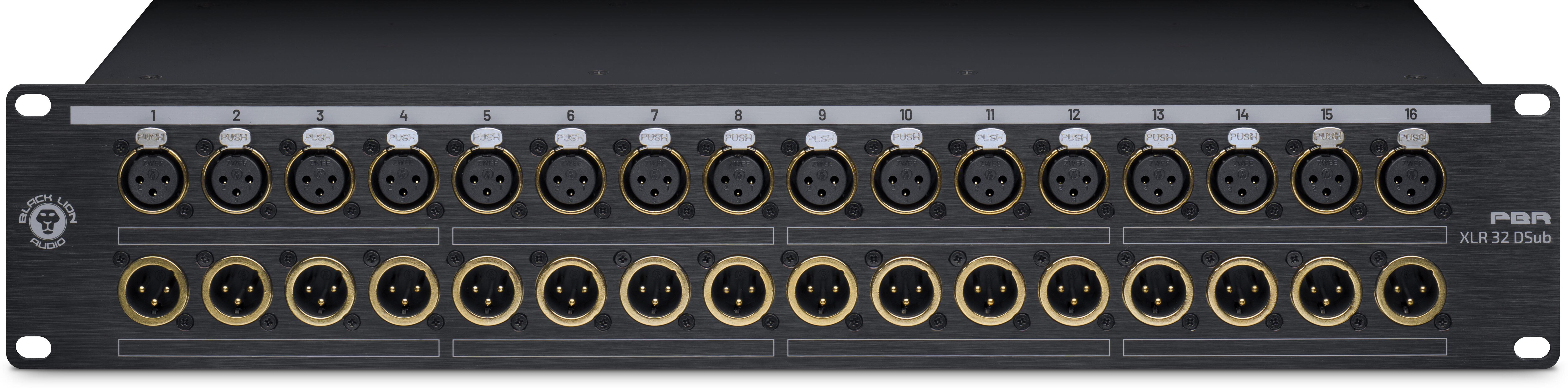 Black Lion Audio Pbr Xlr 32 Dsub - Accessories set for recorder - Main picture