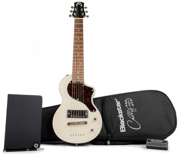 Electric guitar set Blackstar Carry-on Travel Guitar Standard Pack - White