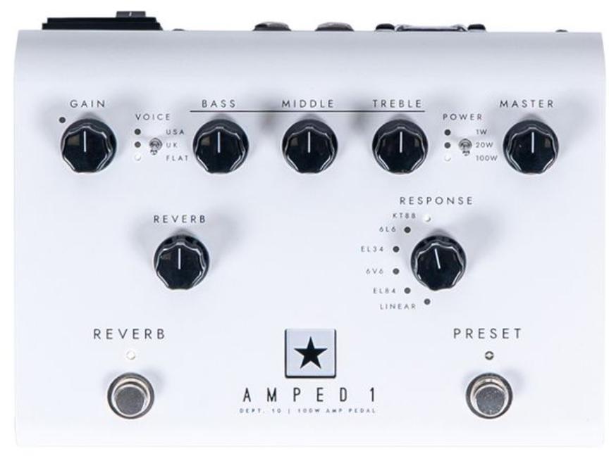 Electric guitar power amp Blackstar Dept. 10 Amped 1 Guitar Amp Pedal