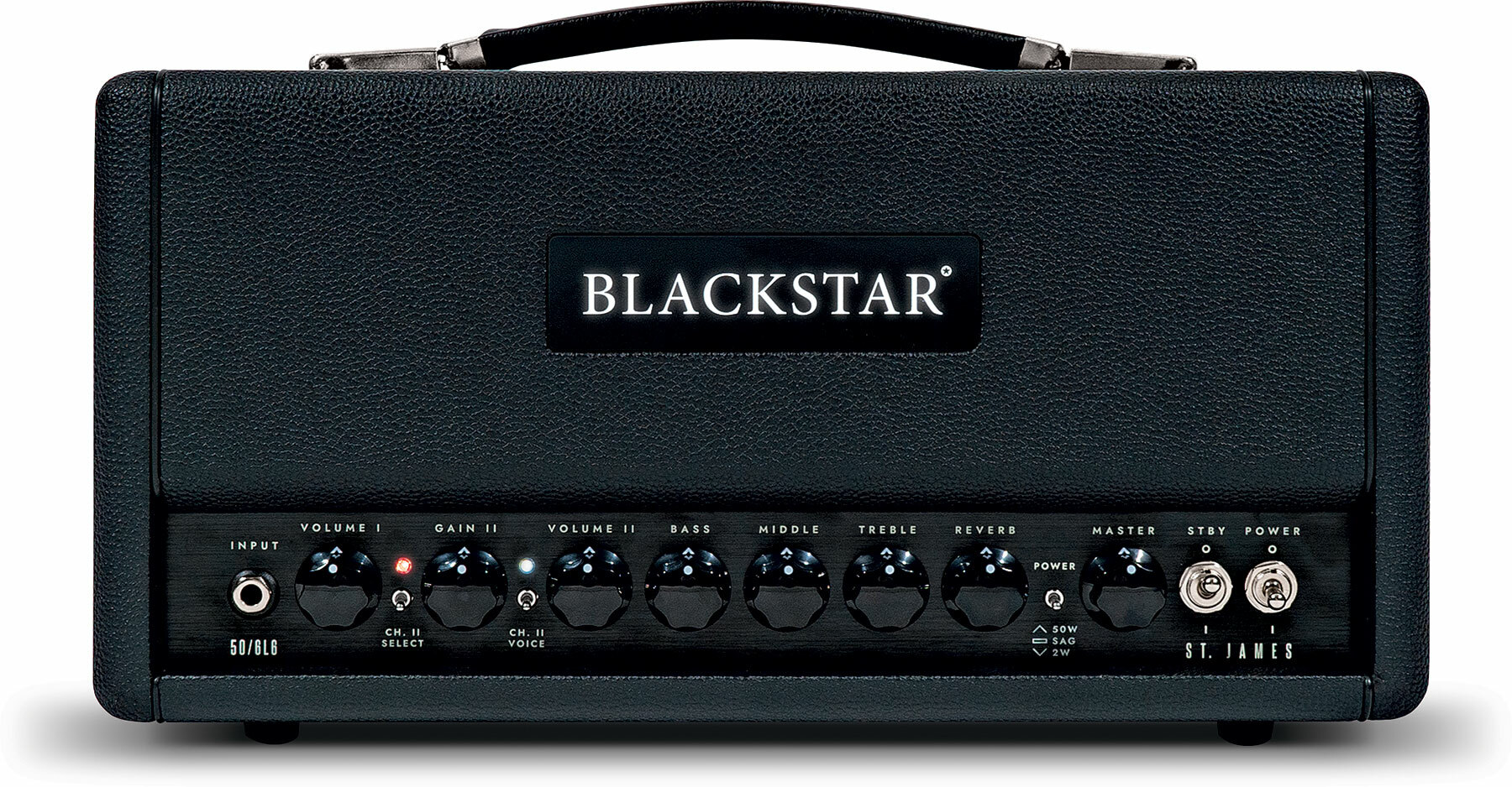 Blackstar St James 6l6h Head 50/5/2w Black - Electric guitar amp head - Main picture