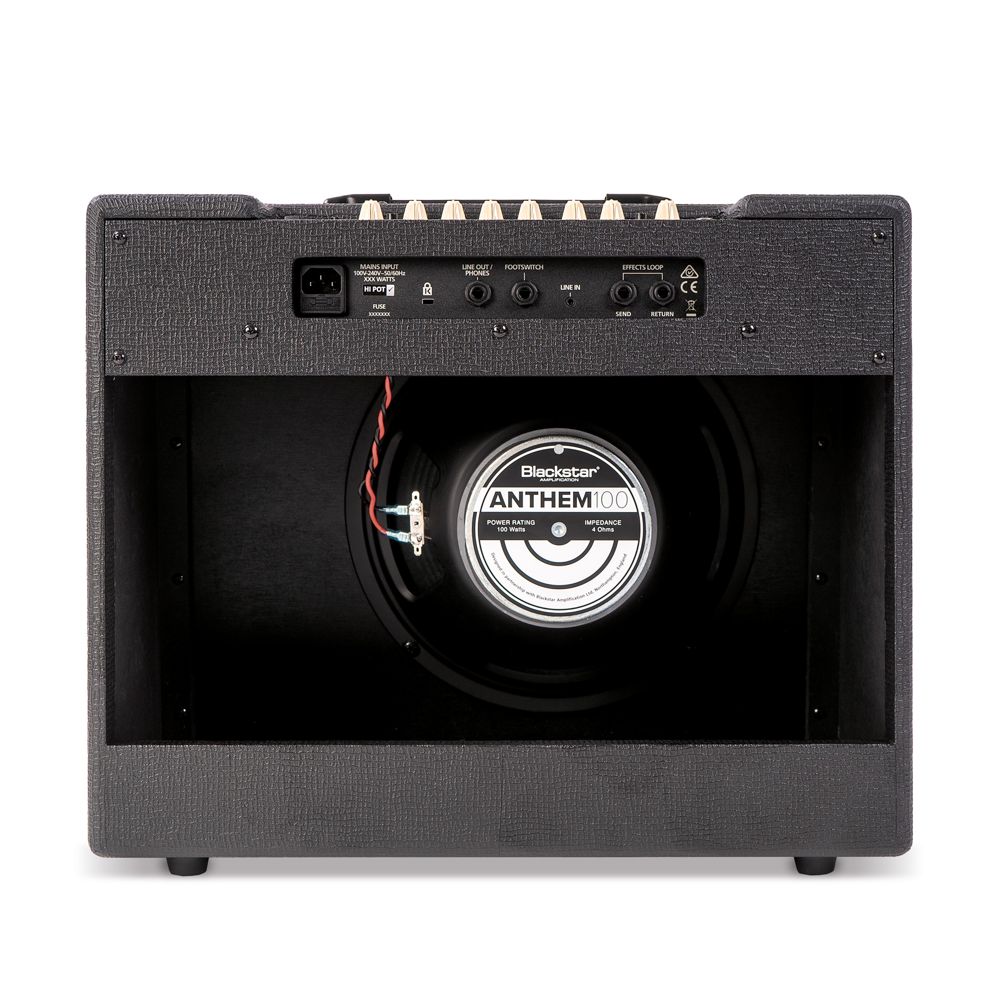 Blackstar Debut 100r Black 100w 1x12 - Electric guitar combo amp - Variation 1