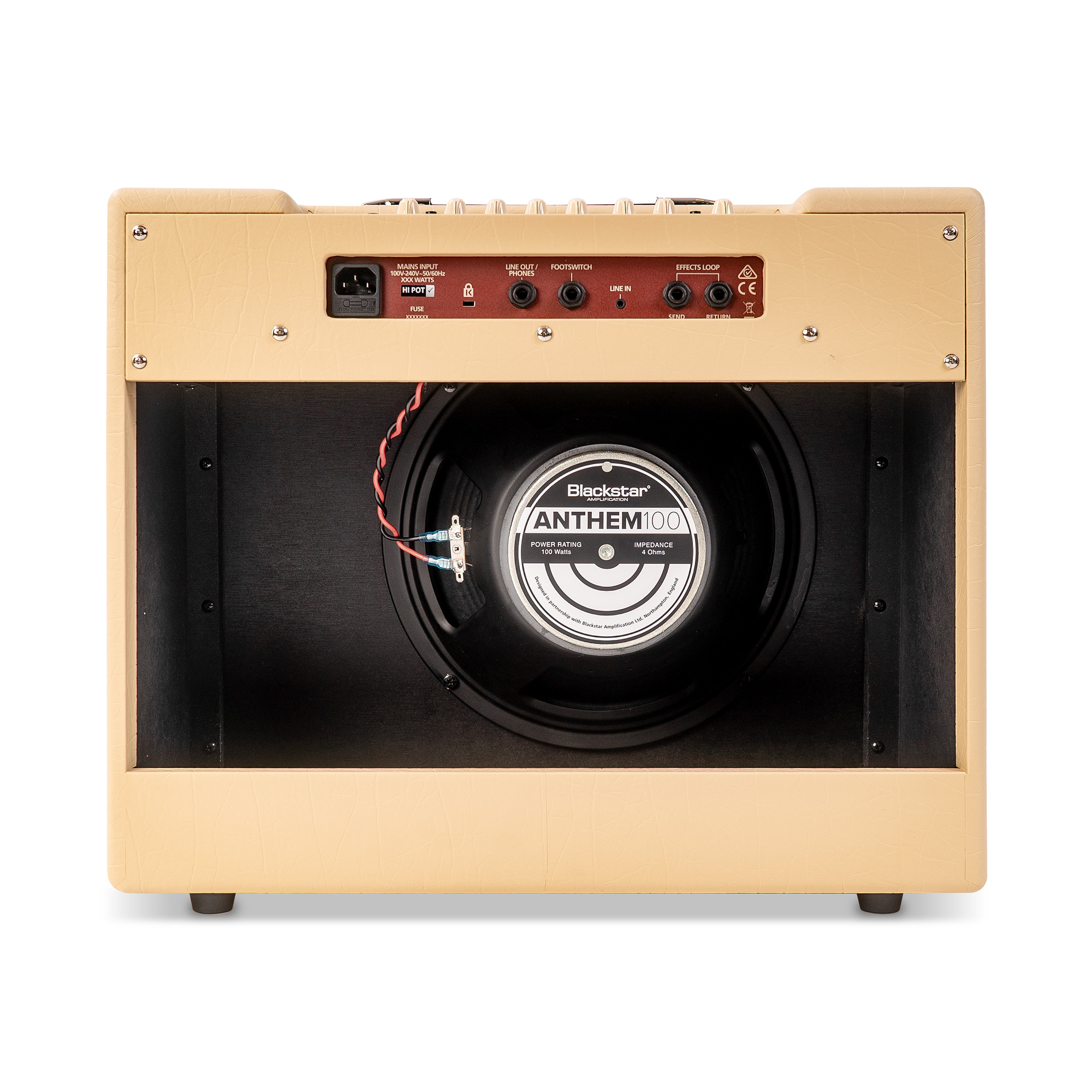 Blackstar Debut 100r Cream 100w 1x12 - Electric guitar combo amp - Variation 1