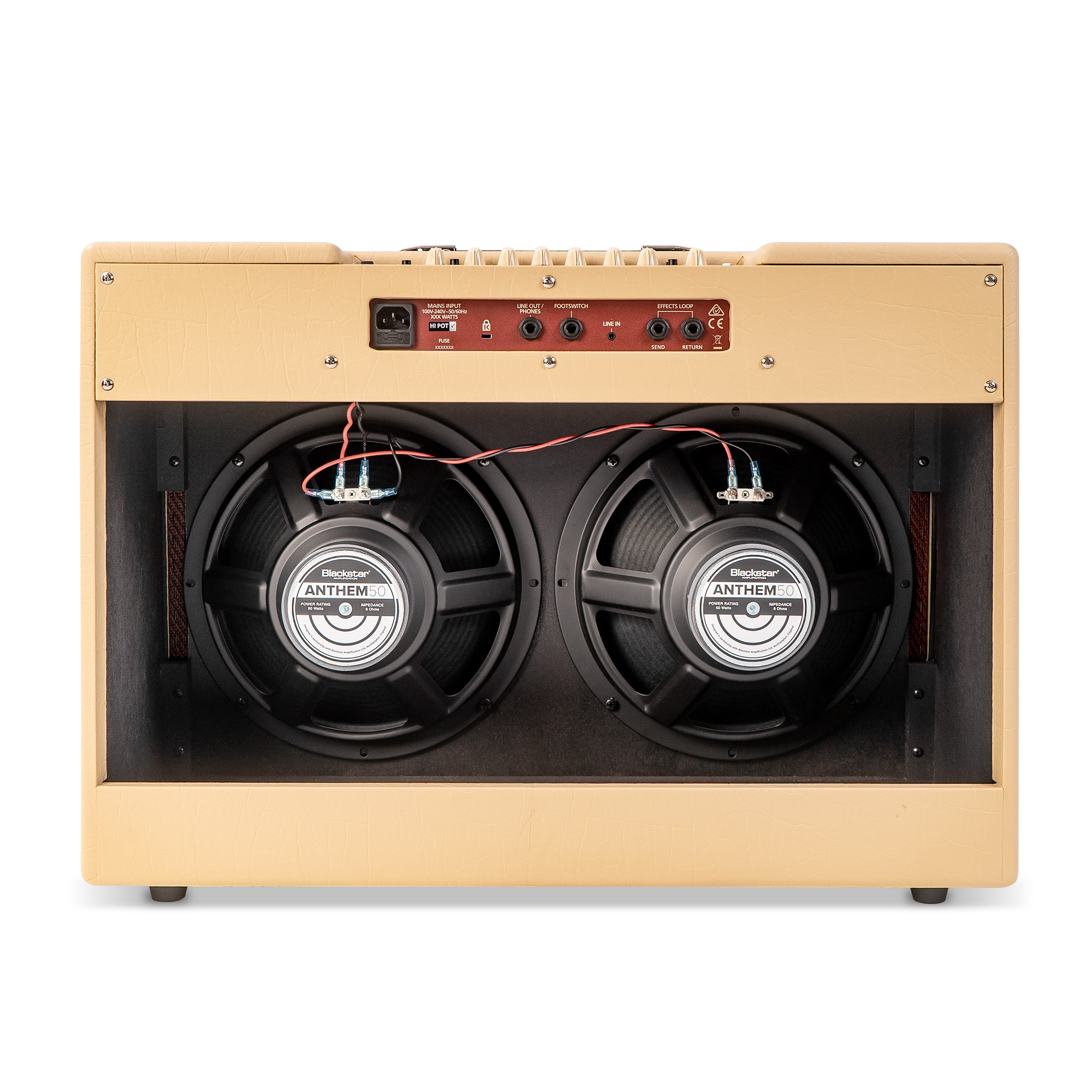 Blackstar Debut 100r Cream 100w 2x12 - Electric guitar combo amp - Variation 3