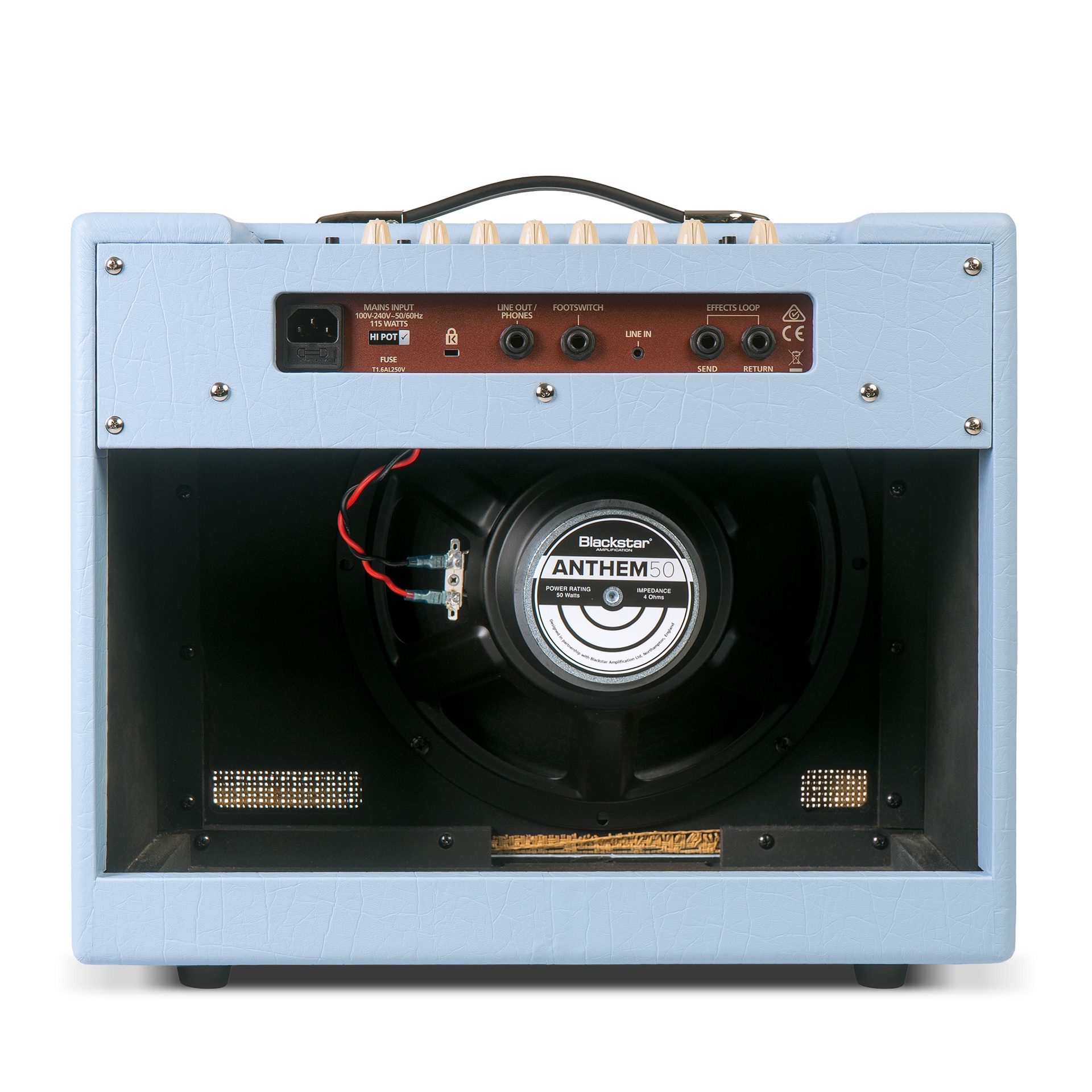 Blackstar Debut 50r Baby Blue Union Flag - Electric guitar combo amp - Variation 3