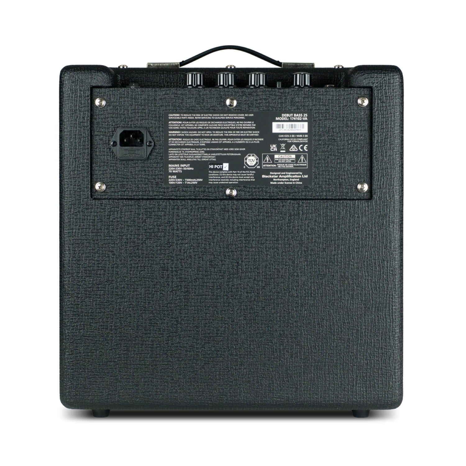 Blackstar Debut Bass 25 1x8 25w - Bass combo amp - Variation 2