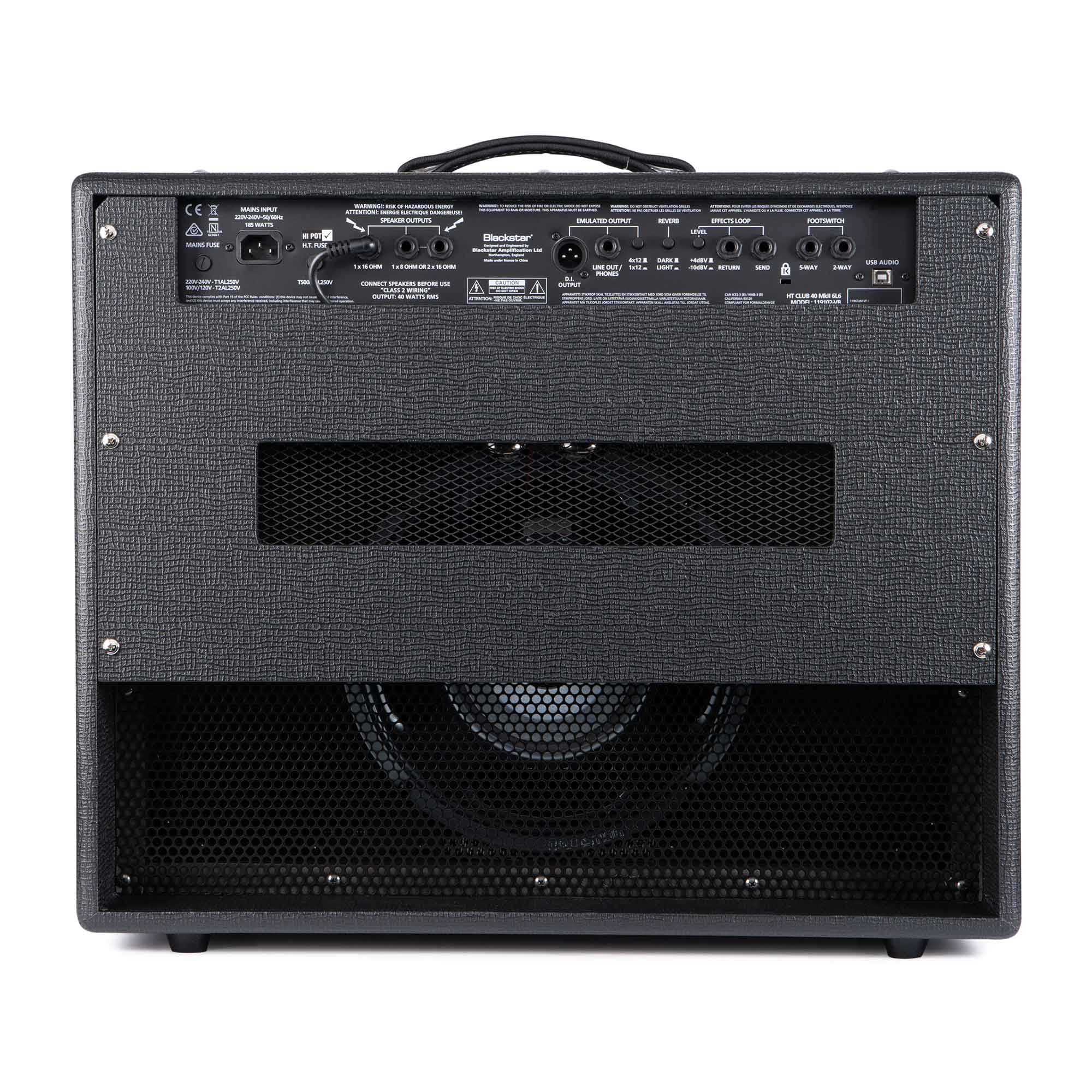 Blackstar Ht Club 40 Mkii 6l6 40w 1x12 Black - Electric guitar combo amp - Variation 2