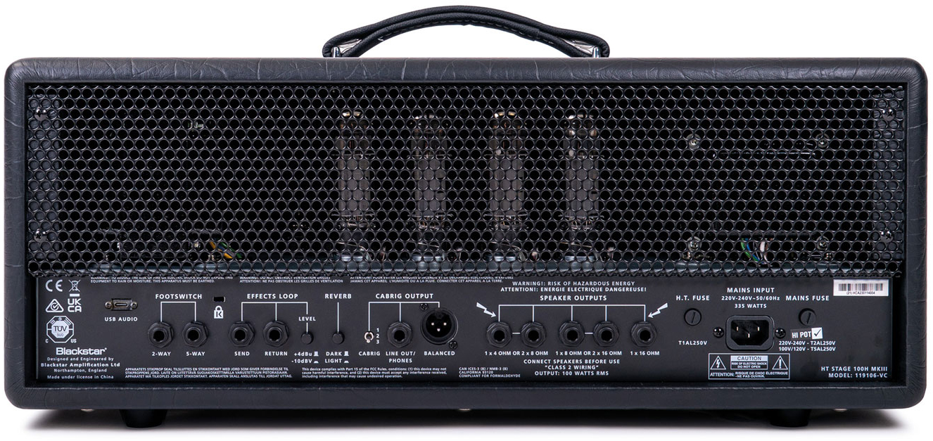 Blackstar Ht Venue Stage 100h Mkiii Head 100w El34 - Electric guitar amp head - Variation 2