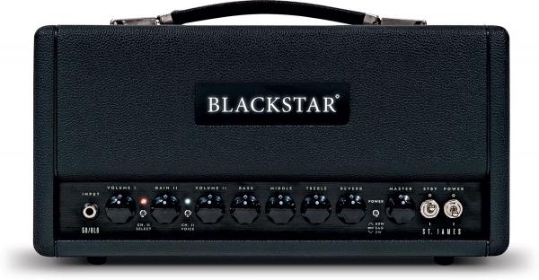 Electric guitar amp head Blackstar St. James 6L6H Head - Black