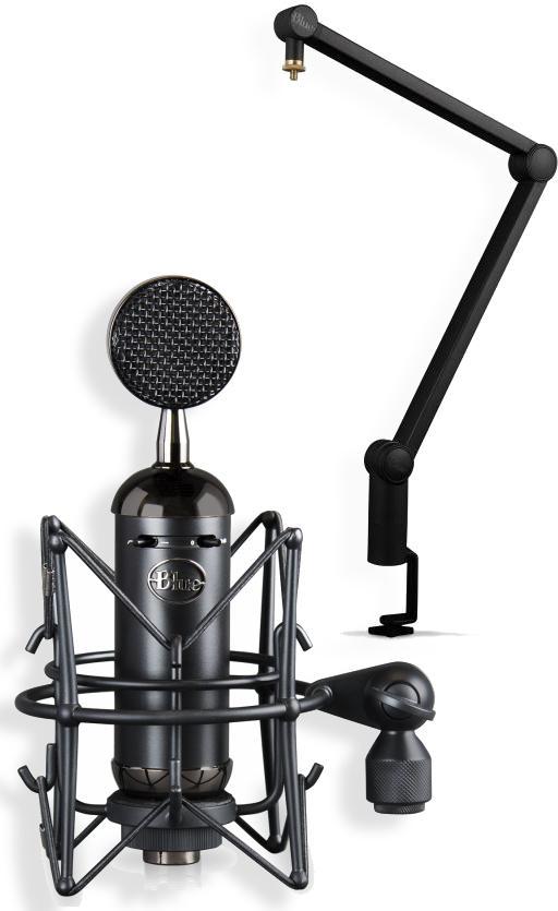 Blue Spark SL Blackout + Blue Compass Microphone pack with stand