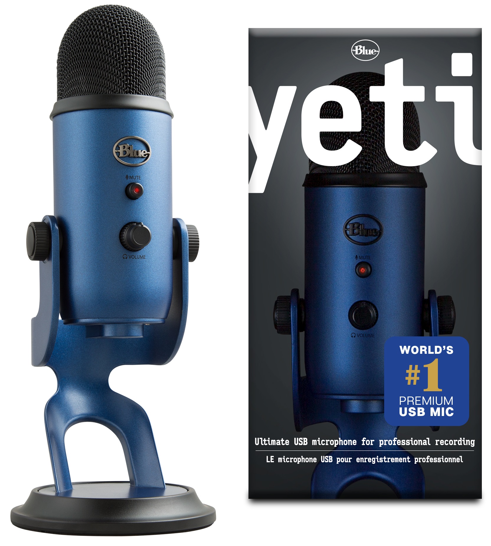 Blue Yeti (midnight Blue) - Microphone usb - Variation 2